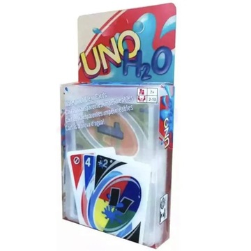 UNO H2O настольные игры водонепроницаемая карточная игра