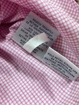 Ralph Lauren koszula męska unikat kratka logo XL