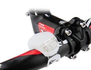 Велоосвещение, силиконовые светодиодные лампы, 2 шт.