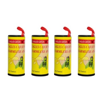 БУМАЖНАЯ МУШКА КЛЕЙНАЯ ЛОВУШКА ДЛЯ НАСЕКОМЫХ ПРОЧНАЯ 4x РУЛОН