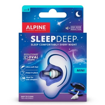 Zatyczki do spania Alpine Sleepdeep MINI
