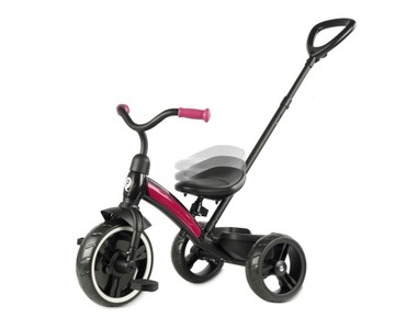 Трехколесный велосипед Elite Plus Qplay Pink с ручкой детский