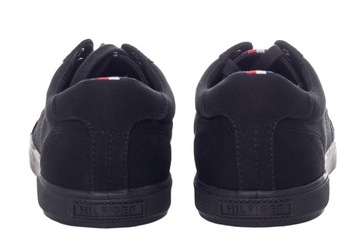 TOMMY HILFIGER BUTY MĘSKIE TRAMPKI HARLOW BLACK 45