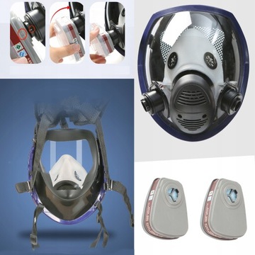 PAINT MASK 6800 ПОЛНЫЙ ПРОТИВОПЫЛЕВЫЙ НАБОР + ФИЛЬТРЫ