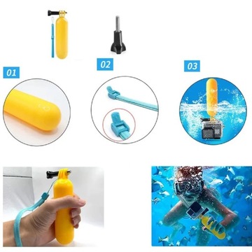 ZESTAW AKCESORIÓW DO KAMER AKCJI 261 W 1 FOR GOPRO10 9 8 7