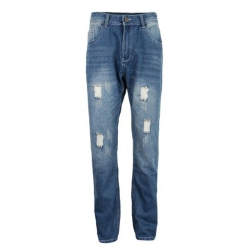 Ripped Straight Jeans Authentics Męskie spodnie 36