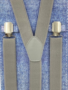 SZARE KLASYCZNE GŁADKIE SZELKI DAMSKIE / MĘSKIE