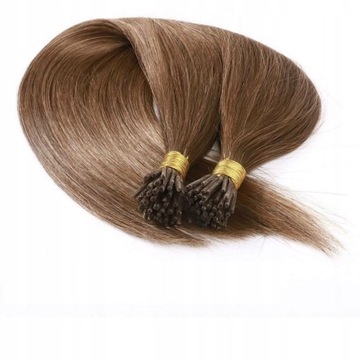 WŁOSY NATURALNE PASEMKA 45 cm REMY RINGI 10 x 1g !