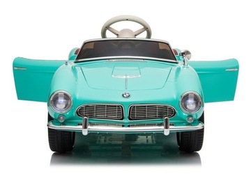 BMW Retro, окрашенный в зеленый цвет, аккумуляторный автомобиль