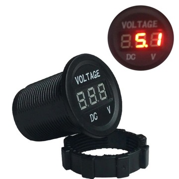 ВОЛЬТМЕТР ВОЛЬТМЕТР ЦИФРОВОЙ LED 12В 24В