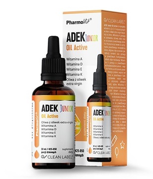 ADEK Junior Oil Active Witaminy A, D, E i K 30 ml