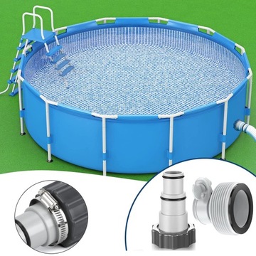 4 SZT ADAPTER WĘŻA BASENOWEGO DO FILTRA POMPY GŁĘBINOWEJ INTEX