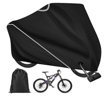 Pokrowiec Na Rower Wodoodporny Motor Skuter ZIMA/LATO UV CZARNY XL/XXL +wór