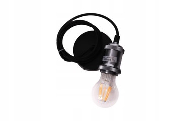 Lampa wisząca zwis metalowy chrom 136 cm