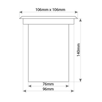 2 светильника с заземлением IP55, светодиодная лампа перебега GU10