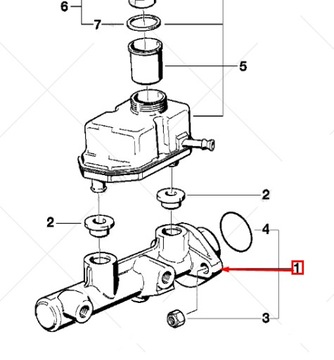 BMW 5 E39 BRAKE MASTER VÁLEC 34311165544