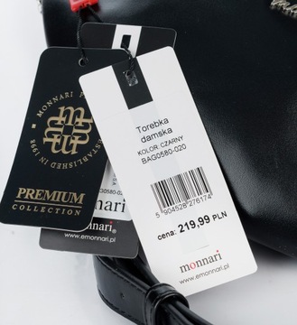 НАСТЕННАЯ СУМКА MONNARI MESSAGE Черный