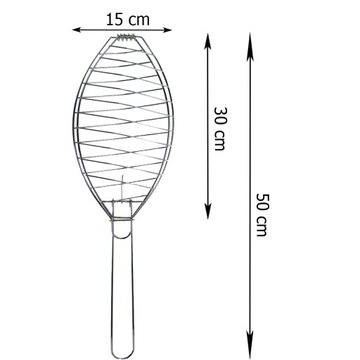 РЕШЕТКА ДЛЯ ГРИЛЯ РЫБЫ, НЕРЖАВЕЮЩАЯ СТАЛЬ, МЯСО СЛОЖЕННОЕ ДЛЯ ГРИЛЯ