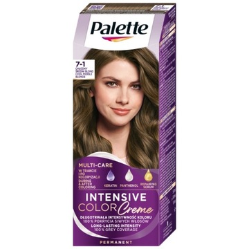 Palette ICC Farba do Włosów 7-1 Chłodny Średni Blond