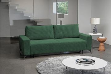 Kanapa sofa z funkcją spania rozkładana sztruks FOREST