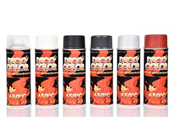 Deco Color Lakier żaroodporny SPRAY BIAŁY MAT