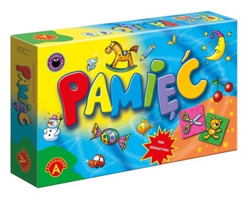 PAMIĘĆ Gra Edukacyjna Pamięciowa MEMORY Alexander