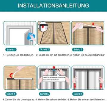Сетка москитная дверная 100х230см черная TIMIZI