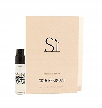 Giorgio Armani Si Eau De Parfum 1,2 ml Próbka Perfum Atomizer