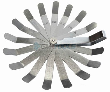 SZCZELINOMIERZ ODGIĘTY WYGIĘTY 0.05-1mm 100mm