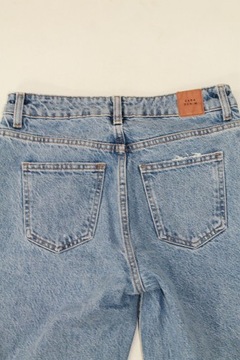 ZARA WOMAN, SPODNIE MOM JEANS - XS - PRZYTARCIA