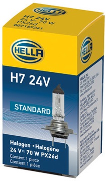 HELLA żarówka H7 70W 24V .. <>