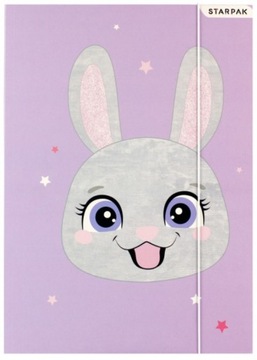 Teczka z gumką A4 Rabbit STARPAK