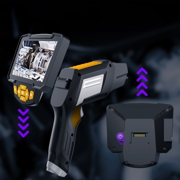 Ручная камера-эндоскоп с двойным монитором SPU-E03 5 м