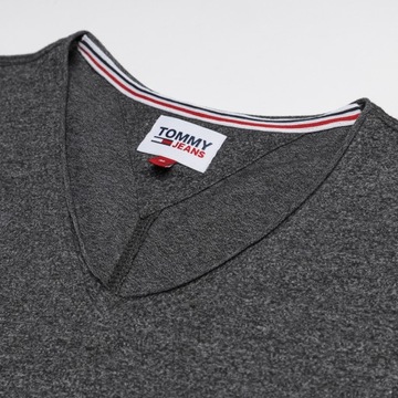 TOMMY HILFIGER JEANS KOSZULKA MĘSKA T-SHIRT V-NK / M