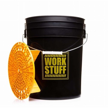 Work Stuff Detailing Bucket Black Rinse + separator - czarne wiadro detaili