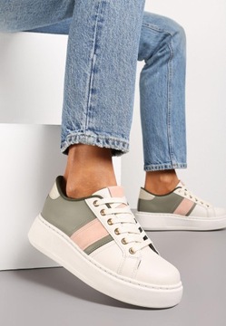 Renee Zielone Sneakersy damskie 37