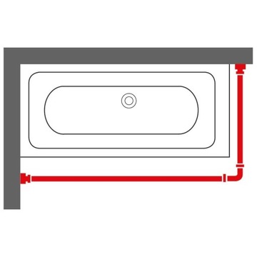 Душевой штанга Sealskin Connected, хромированная