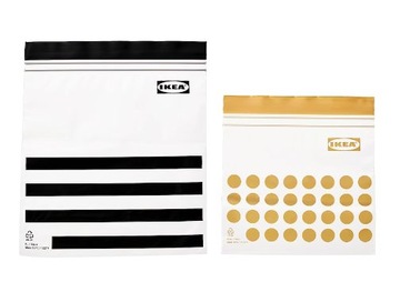 IKEA ISTAD 180 szt TORBA WORKI STRUNOWE WORECZKI