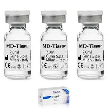 MD TISSUE GUNA TROPOKOLAGEN stymulatory tkankowe mezoterapia ampułka 3x 2ml