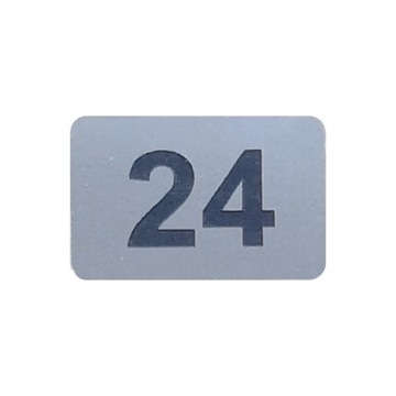 NUMERKI DO SZATNI 10 szt. tabliczka 4x3 cm szyld