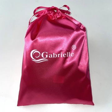 Атласная сумка на шнурке с индивидуальным логотипом. Шелковистая подарочная упаковка для хранения.