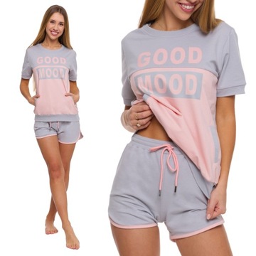 Moraj Krátke dámske bavlnené pyžamo 5500-003 XL