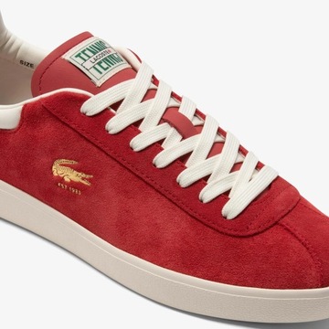 Buty LACOSTE BASESHOT 223 7-46SMA0078262 czerwone klasyki retro 44