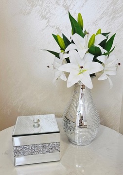 КОНТЕЙНЕР GLAMOUR BOX SC03-SZ СЕРЕБРЯНЫЙ