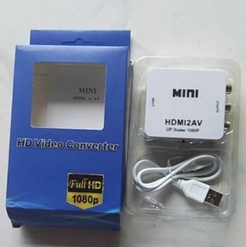 Адаптер преобразователя AV-сигнала 3x RCA Cinch на HDMI