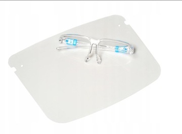 PRZYŁBICA OCHRONNA OKULAROWA WYSOKA JAKOŚĆ HIT