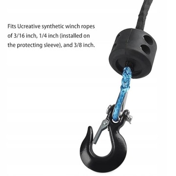 Бампер-отбойник для троса лебедки - резина для бездорожья