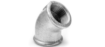 Kolano 1 1/4'' żeliwo ocynk 45st. GW