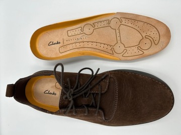 Удобные туфли CLARKS HALE 39,5 (ок. 26 см) кожа