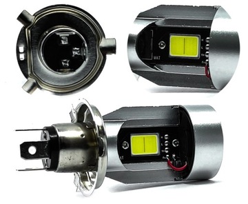 H4 СВЕТОДИОДНАЯ ЛАМПА 25ВТ МОТОЦИКЛ СКУТЕР ВЕРХ БЕЛЫЙ СИНИЙ